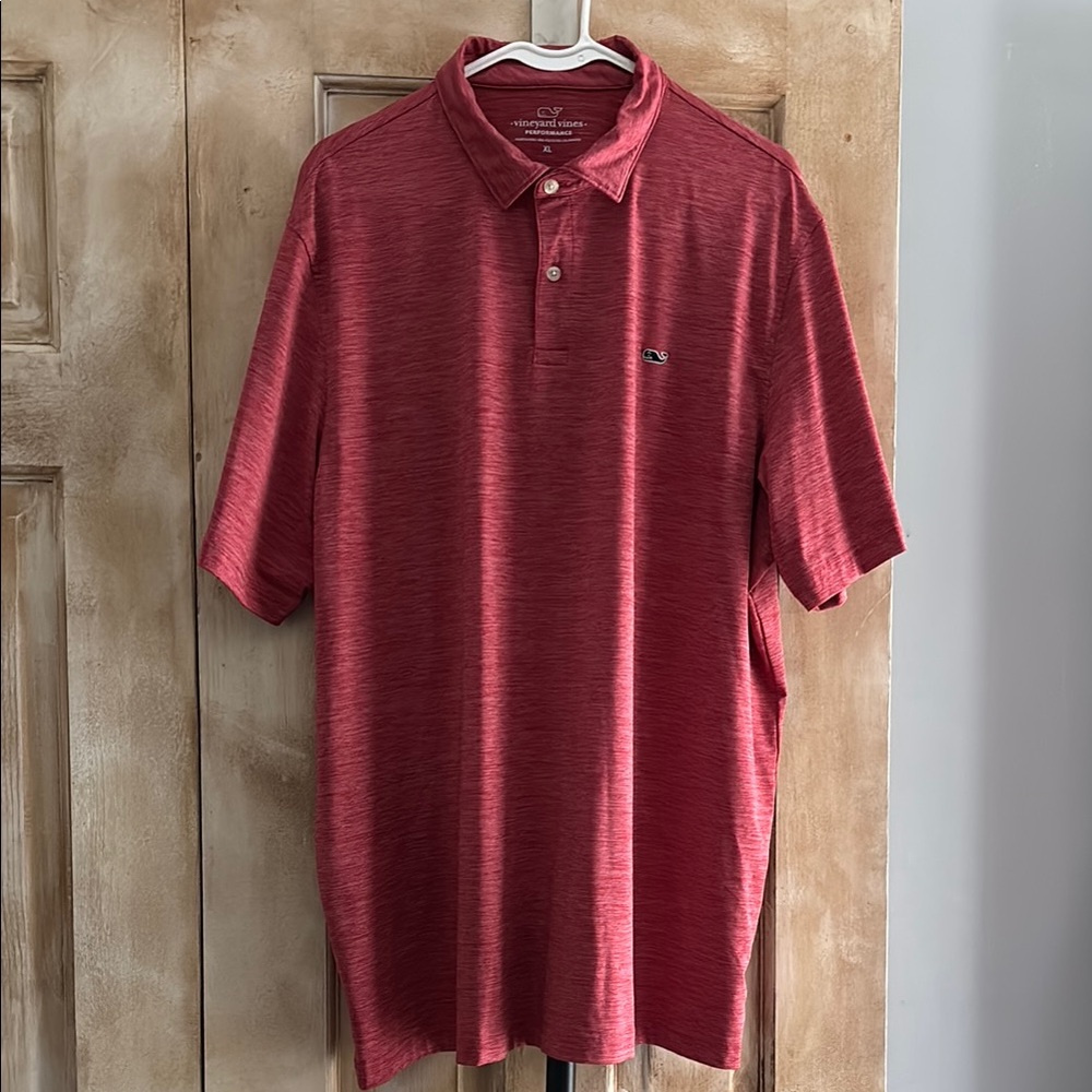 Cutter & Buck Red Polo Shirt Classic Design Comfortable Fit